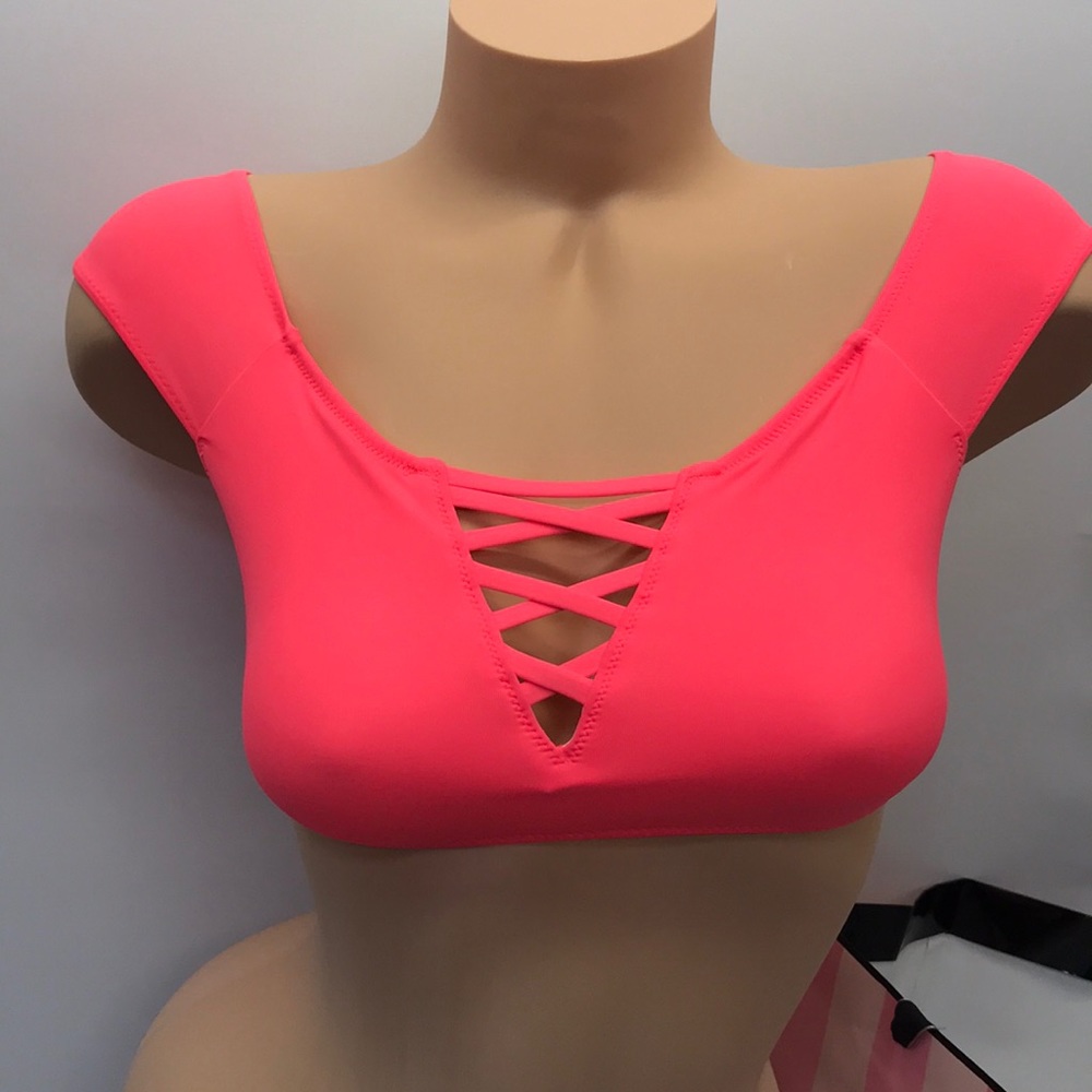 Victoria’s secret PINK  bikini crop top XS*